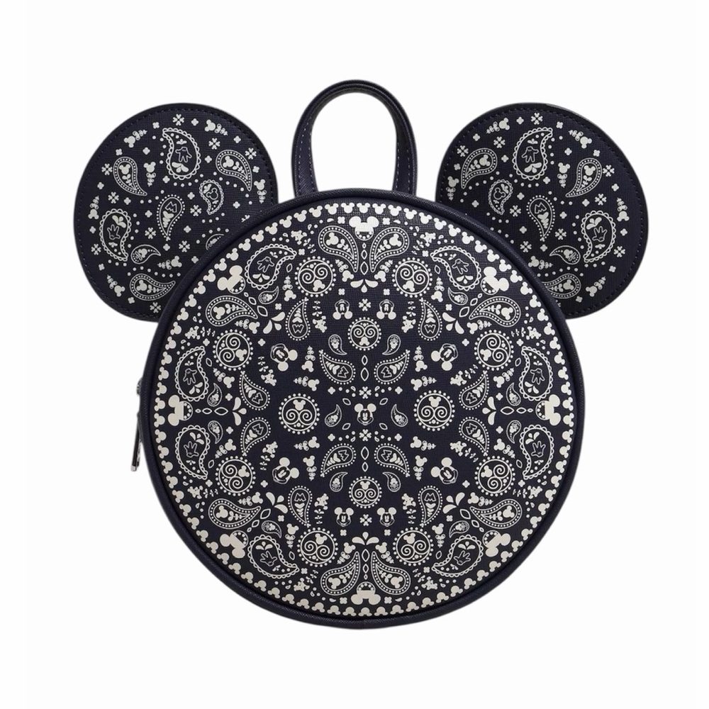 NEW Loungefly Disney Mickey Mouse Patterned Convertible Mini Backpack